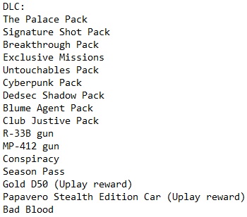 Watch Dogs Watch Dogs